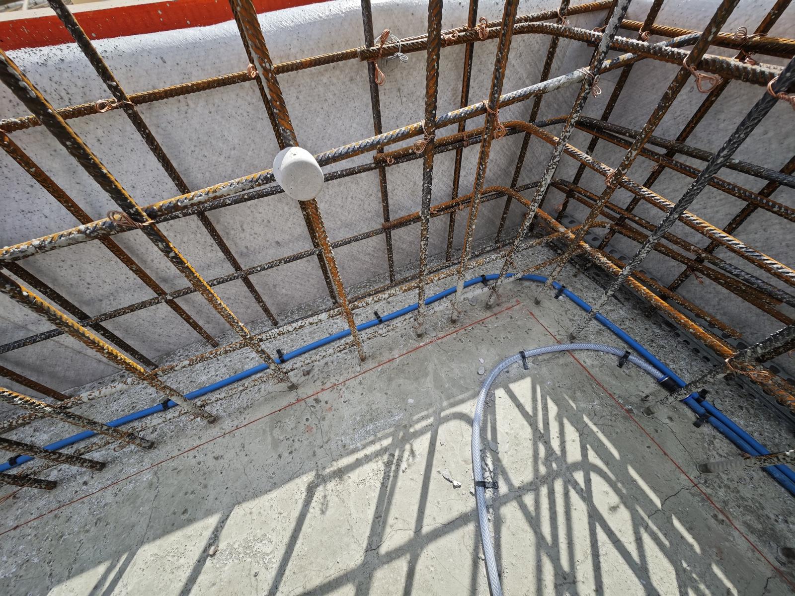 Injektionsschlauch IHQ 12/6 Setup zur Arbeitsfugenabdichtung